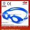 Silicone one peice only funny logo anti fog swimming goggles