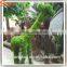 New style artificial grass topiary garden decoration sculpture artificial grass topiary