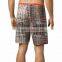 Stretch Recycled Polyester Fabric Shorts Soft Binding Tie Waist Beach Shorts 85% Recycled Polyester 15% Spandex Swim Trunk