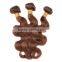  wholesale 4# color body wave new style crochet braids with human hair
