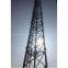 Free-standing steel lattice tower
