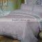 4 pieces plain dyed silk cotton satin jacquard embroidery bed sheet set