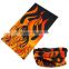 Unisex Cheap Promotion Polar Fire custom Design Orange Bandanas