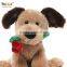 Aipinqi CDGM15 stuffed dog toy with rose