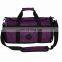 Custom fashion high quality sports duffel and folding travel sport bag with ball holder