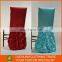 Elegant Design Burgundy Banquet Wedding Rosette Chair Cover