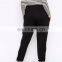 Loose Casual Contrast Tie Plain Sweat Pants