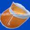 Orange cheap sun visor hat with OEM customer logo