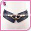 China factory wholesale newest fashion elastic waist belt with unique buckle