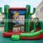 jungle inflatable bouncer slide twist / inflatable bounce house twist combo / inflatable bouncy castle jungle