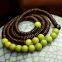 Art personality linden wood bracelets multi ring beads long Vintage folk style