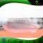 Promotional Purpose Clear Inflatable Helium Blimp With Banner, Banner Hanged Airship Balloon