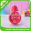 Metal real desk two bell ring alarm clock colorful funny alarm clock