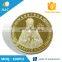 Custom cheap metal gold plated masonic coin