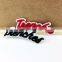 Custom chenille letters university with adhesive back chenille patches