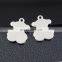 Good quality Mini size cute bear shape blank advertising metal key chain