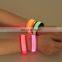 high quanlity LED custom slap bracelets armbands for running