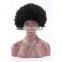 Unprocessed human hair wig natural afro wigs