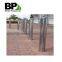 Steel bollards for crowd control barriers with top performance