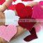Customized various shape adhesive felt cutouts