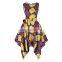 2020 new arrivals summer women casual and classy scarf shape bottom zip up africa print dress manufacturer
