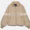INS Hot selling Classic cotton padded Women's Zip up rib cuff Winter puffer jackets