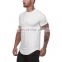 Custom logo Fitness gym Bodybuilding Breathable Summer Singlets Slim Fitted Men's Muscle short sleeve tank top t shirts