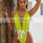 Rode V One Piece Swimsuit 2019 summer Women Printing Conjoined Bandage Swimsuit Pull Edge Bikini 8COLORS
