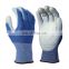 Wholesale Free Sample EN388 White Nylon Polyurethane Palm Fit Dipped Electronic PU Gloves
