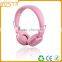 Cheap colorful factory OEM school children computer factory price cute girls headphones