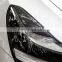 Lamp Eyebrow For Tesla Model 3 Accessories Carbon Fibre ABS Decorative Strip For Car Front Light Eyebrow Model Three Model3 2020