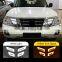 Carest 1Pair For Nissan Patrol Y62 Armada 2012 - 2019 LED DRL Daytime Running Light mask grille lamp with turning signal