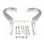 1967-1969 Cama-ro Trunk Hood Hinge Billet Trunk Lid Hinge Fits Cama-ro Anodized Silver Bonnet hinge for Muscle Car