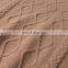 Unisex Merino Wool Cashmere Blend Cable Knit Pullover Women Soft Jumper Men Sweater