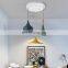 Nordic modern simplicity 3 Heads Aluminum pendant light with wood for decorate