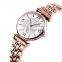 New Arrival Skmei 1533 rose gold luxury watch women custom logo waterproof wristwatch for lady