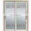 Modern house security aluminium tempered glass sliding door