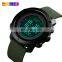 SKMEI 1427 Men's Sport Japan Digital Movement Multi-function Plastic Band LED Smart Watch