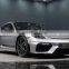 PP Plastic GT4 style 718 body Kit front bumper rear diffuser spoiler For Porsche 718 Boxster Cayman