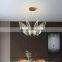 New Modern Minimalist Creative Living Room Children's Room LED Chandelier Lamps Decorative Butterfly Chandelier