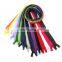 High Quality Different Colors Customized Length Auto Lock Finished Teeth Nylon Zip Zipper