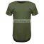 long hip hop scoop bottom fashion t-shirt for men custom printing t shirts