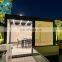 Motorized Garden Cover Prefab Awning System with Colourful Roller Curtain