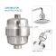 brushed nickel design 15 stage filter shower universal shower filter in china