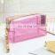 Waterproof Clear Transparent Beauty Travel Toiletry PVC Custom Cosmetic Make Up Makeup Bag for Travel