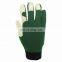 Comfortable Spandex Back PU leather Palm Garden Glove