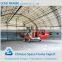 Hot galvanized steel space frame structure for hangar building