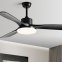 52 inch ceiling fan light Solid wood fan light LED non flashing ceiling restaurant light（Wechat:13510231336）