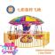 Zhongshan Tai Le play children indoor and outdoor small and medium-sized glass fiber reinforced plastic children rotating flying chair colorful flying chair waterproof play equipment
