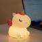 EGOGO USB Rechargeable Kids Night Light with Timer Portable Nursery Lamp Unicorn Silicone Nightlight for Boys Girls Bedroom
